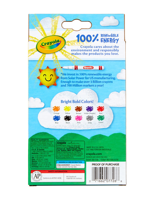 Load image into Gallery viewer, (4 Pack)  Fine Line Markers, Classic Colors, 10 Count, Back to School Supplies for Kids, Gifts
