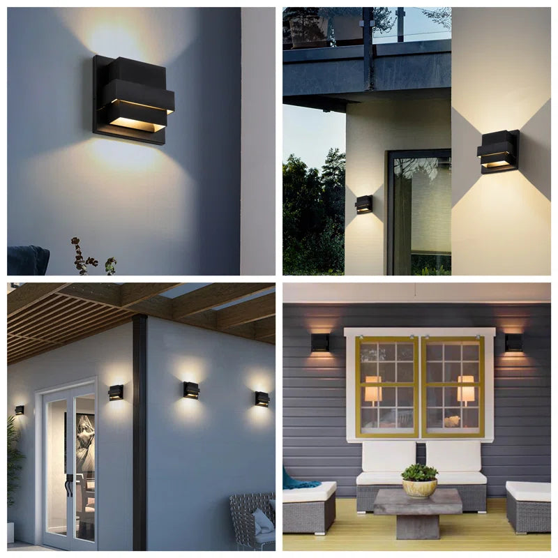 Atanasie Aluminum LED Flush Mounted Sconce