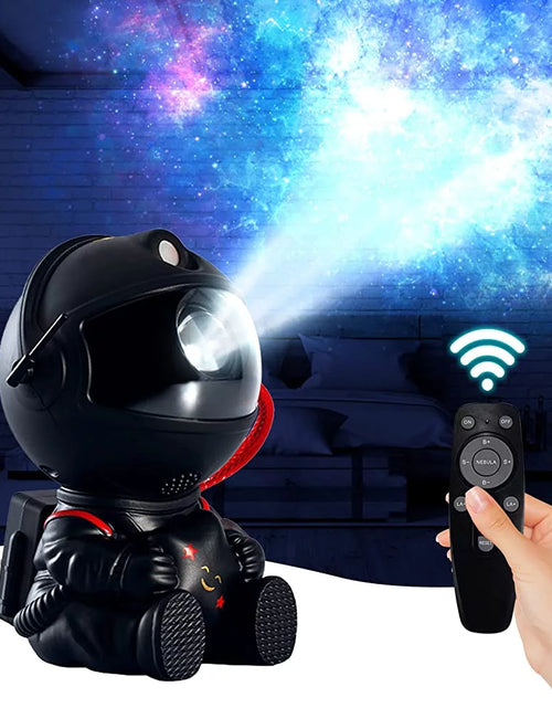 Load image into Gallery viewer, Astronaut Projector, Star Galaxy Projector Night Light for Kids, 360°Adjustable Astronaut Nebula Ceiling Led Lamp Projector for Kids with Timer and Remote for Children Adults Gift
