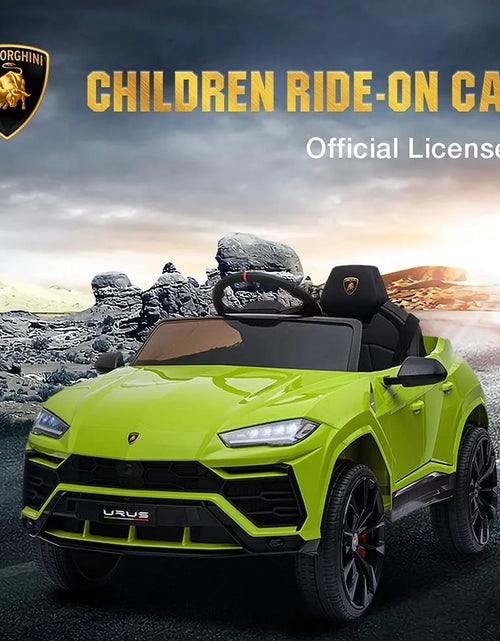 Load image into Gallery viewer, Lamborghini Urus 12V Electric Powered Ride on Car Toys for Girls Boys, Pink Kids Electric Vehicles Ride on Toys with Remote Control, Foot Pedal, MP3 Player and LED Headlights, CL61
