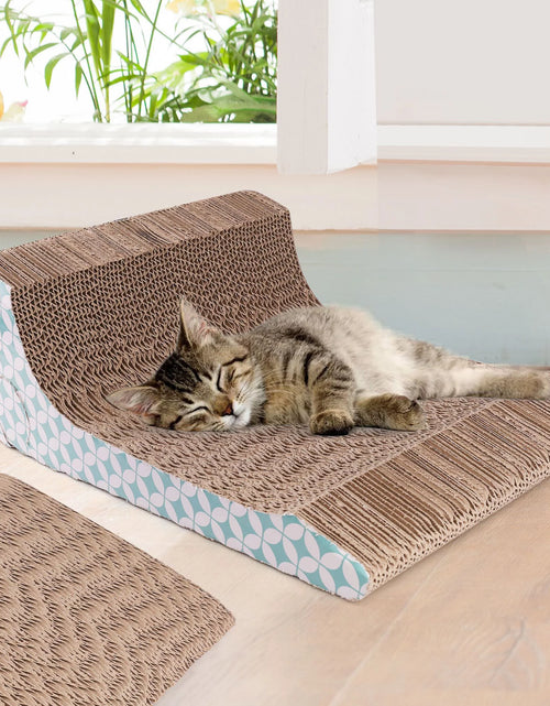 Load image into Gallery viewer, Cat Scratcher Cardboard, Removable Cat Scratching Pad with Ball
