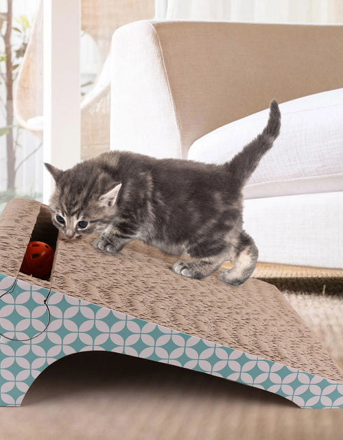 Load image into Gallery viewer, Cat Scratcher Cardboard, Removable Cat Scratching Pad with Ball
