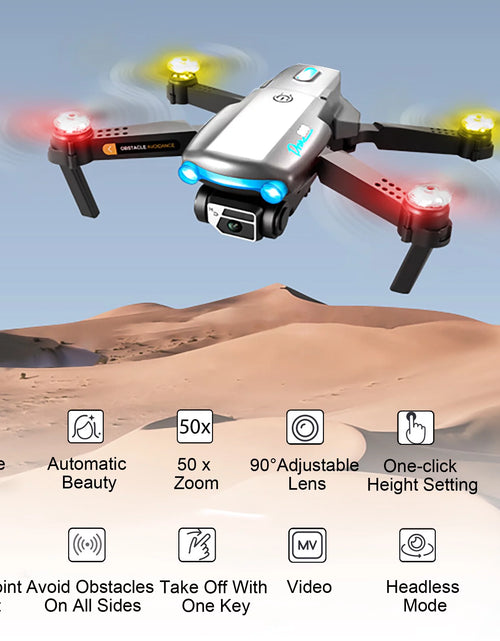 Load image into Gallery viewer, Drones with Camera for Kids Adults 4K HD Mini RC Quadcopter with Led Lights
